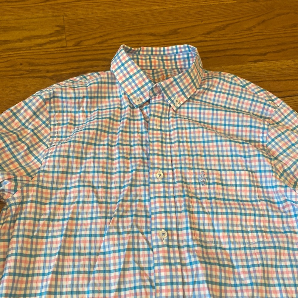 Walt and Finn boys XL long sleeve button down plaid shirt